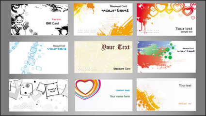 Fine card material 01 - Vector