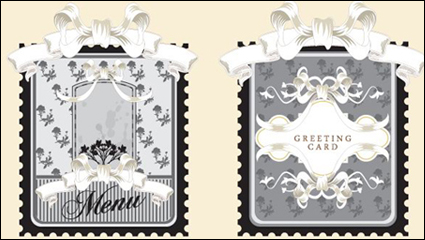 Ancient Pu Suya pattern frame vector material -1