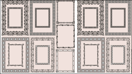 Classic pattern framework 05-- vector material