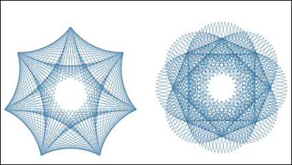 Fine anti-counterfeit pattern 01 - Vector