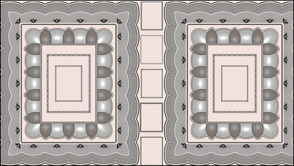 Classic pattern framework 04-- vector material
