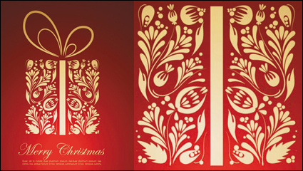 Festive gift material 02 - vector material