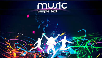 Gorgeous dynamic background 05 - vector