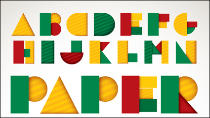 Font Design Series 42 - vector material