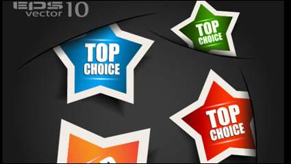 Beautifully embedded in tags 001 - vector material