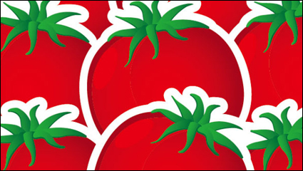 Cartoon vegetables background 02 - vector material