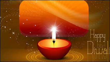 New Year candle 04 - vector material