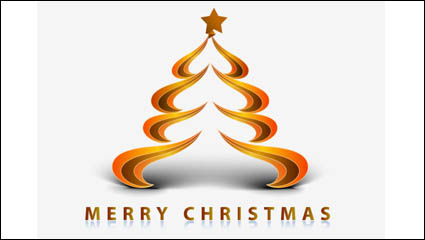 Creative Christmas tree 09 - vector material