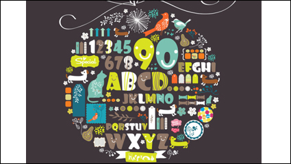 Cartoon Christmas ball elements 03 - vector material