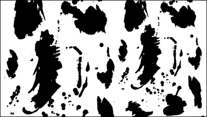 Ink stains splash 08 - vector material