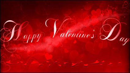 Beautiful valentine background 04 - vector material