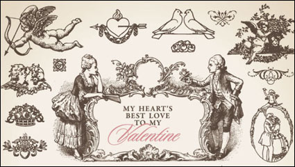 European the pattern borders - vector material