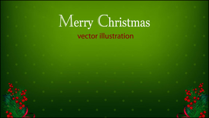 Beautiful Christmas background 01 - vector material