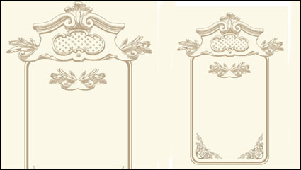 European border card 01 - vector material