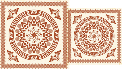 Fine the European pattern 01 - vector material