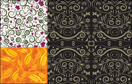 wheat leaf pattern background material