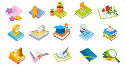 Quill pen, cup, cap, Dr. vector material