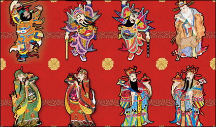 Auspicious Chinese New Year picture vector