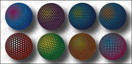 Three-dimensional spherical design material