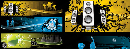 The trend banner banner template vector material-2