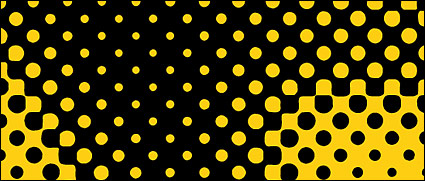 Netted outlets and yellow background material vector
