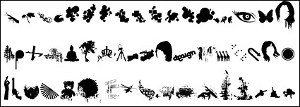 Seven of the eight miscellaneous arbitrary design elements