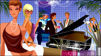 Party vector material-3