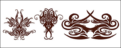 Figure vine design vector