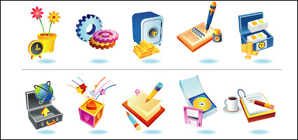 Featured vector icon material