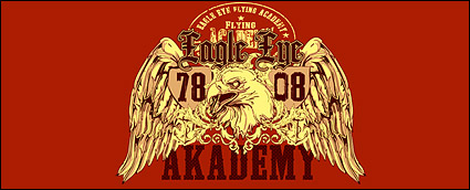 Vector material eagle logo