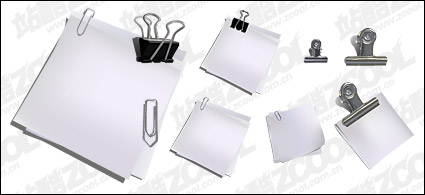 notes paperAnd clip
