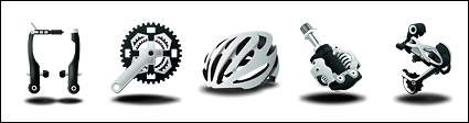 Professional mountain bike parts icon png