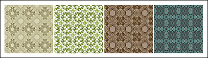 Classic tile pattern vector