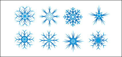 Christmas snowflakes vector material