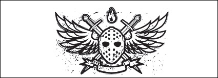 Scallops series element vector material -6