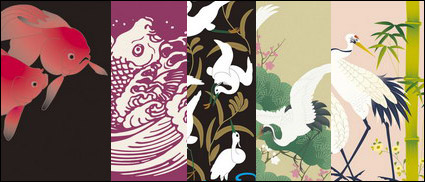 Vector traditional pictorial series  8-Animals