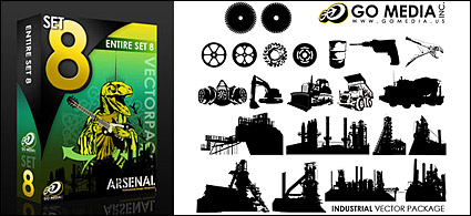 Go Media produced vector material (set8) - builder